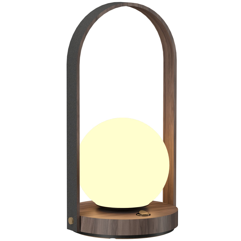 Strap Table Lamp Imbuia By Accord