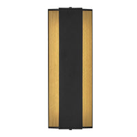 Strata LED Wall Sconce Medium Black 1