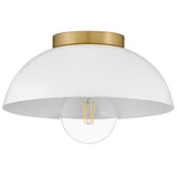 Stu Flush Mount Matte White By Lark Living - Side View5