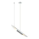Stylus Chandelier 28 Inch Chrome