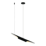 Stylus Chandelier 28 Inch Matte Black