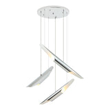 Stylus Chandelier 29 Inch Chrome
