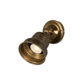 Sucre Antique Industrial Spot Light - Antique Brass