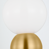 Suki Portable Table Lamp Burnished Brass By Visual Comfort Studio Front View