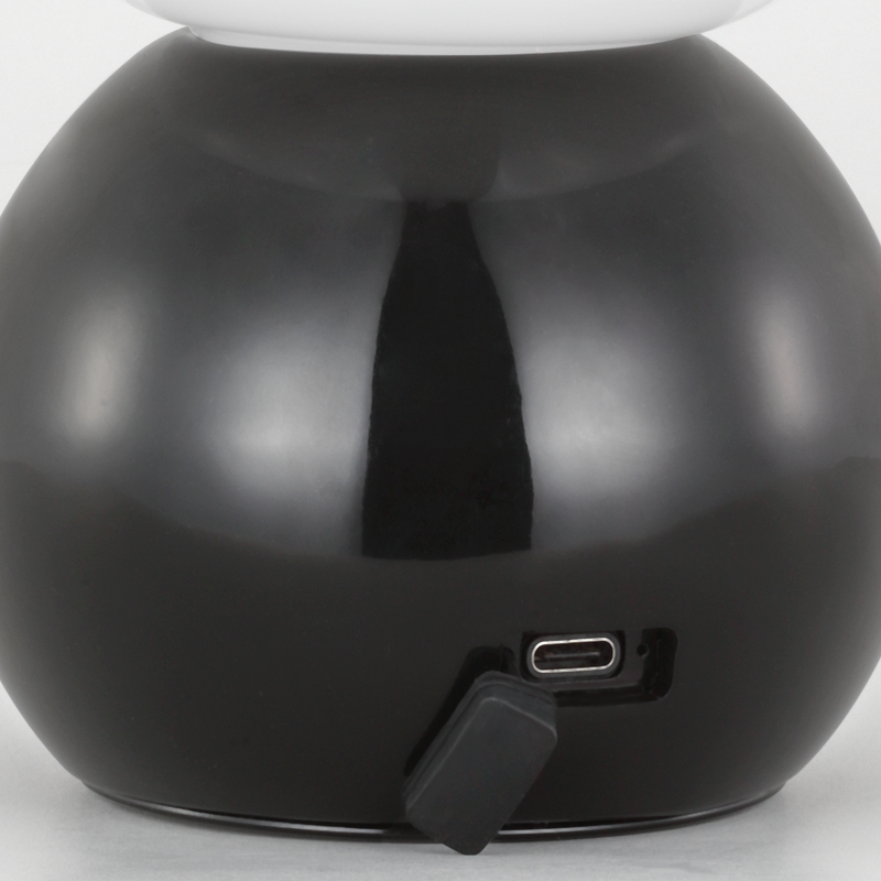 Suki Portable Table Lamp Gloss Black By Visual Comfort Studio Detailed View 2