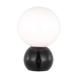Suki Portable Table Lamp Gloss Black By Visual Comfort Studio