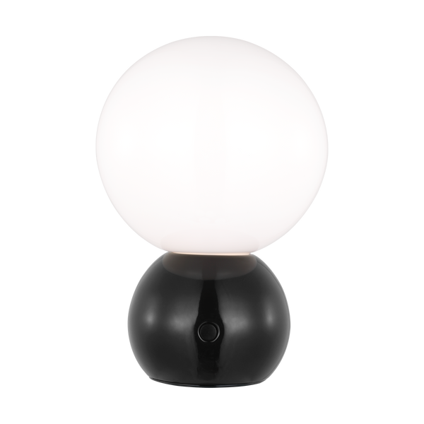 Suki Portable Table Lamp Gloss Black By Visual Comfort Studio