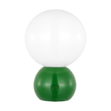 Suki Portable Table Lamp Green By Visual Comfort Studio Front View