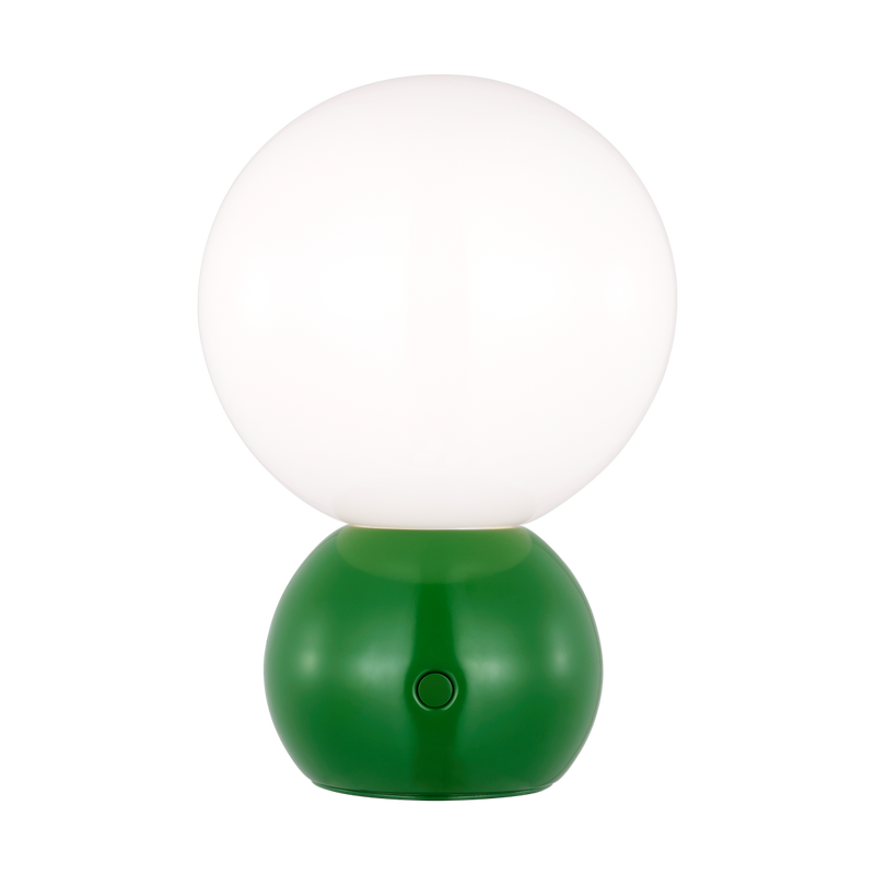 Suki Portable Table Lamp Green By Visual Comfort Studio