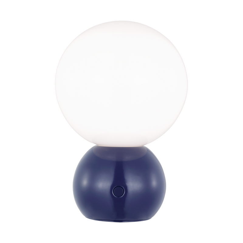 Suki Portable Table Lamp Navy By Visual Comfort Studio