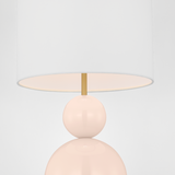 Suki Table Lamp Blush By Visual Comfort Studio Detailed View 1 