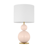 Suki Table Lamp Blush By Visual Comfort Studio Front View