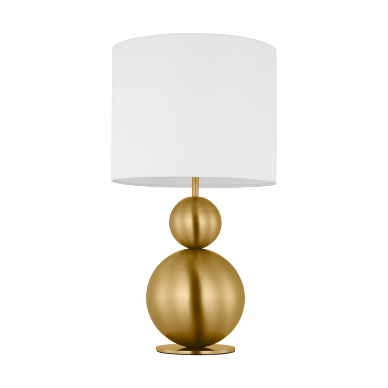 Suki Table Lamp Burnished Brass By Visual Comfort Studio Front View