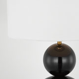 Suki Table Lamp Gloss Black By Visual Comfort Studio Detailed View
