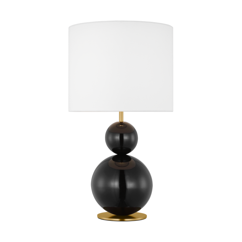 Suki Table Lamp Gloss Black By Visual Comfort Studio