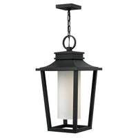 Sullivan Large Hanging Lantern - Black - by Hinkley