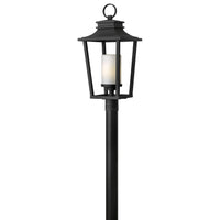 Sullivan Large Post Mount Lantern - Black - by Hinkley