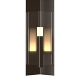 Summit Outdoor Wall Light Medium in Oil Rubbed Bronze, Clear Glass by Hubbardton Forge