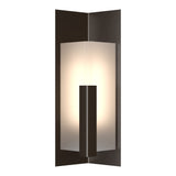 Summit Outdoor Wall Light Small in Oil Rubbed Bronze, Frosted Glass by Hubbardton Forge