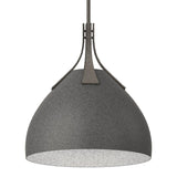 Summit Pendant in Dark Smoke, Natural Iron by Hubbardton Forge