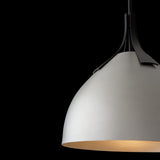 Summit Pendant detail in Black, Vintage Platinum, by Hubbardton Forge