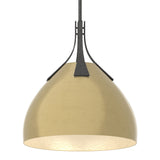 Summit Pendant in Natural Iron, Modern Brass by Hubbardton Forge