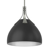 Summit Pendant in Sterling, Black by Hubbardton Forge