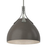 Summit Pendant in Sterling, Dark Smoke by Hubbardton Forge