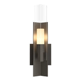 Summit Wall Sconce in Dark Smoke, Clear Glass by Hubbardton Forge