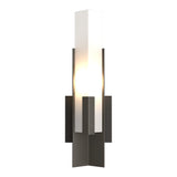 Summit Wall Sconce in Dark Smoke, Frosted Glass by Hubbardton Forge