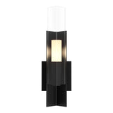 Summit Wall Sconce in Ink, Clear Glass by Hubbardton Forge