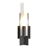 Summit Wall Sconce in Natural Iron, Frosted Glass by Hubbardton Forge