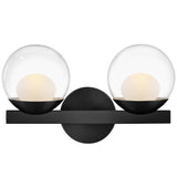 Sunni Vanity Light 2 Ligths Black By Hinkley 