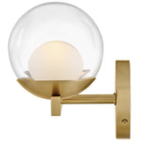 Sunni Vanity Light 2 Ligths Lacqured Brass By Hinkley - Side View2