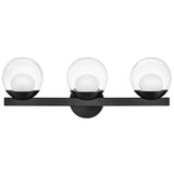 Sunni Vanity Light 3 Lights Black By Hinkley - Front View