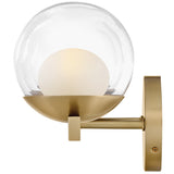 Sunni Vanity Light 3 Ligths Lacquered Brass By Hinkley - Side View2