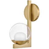 Sunni Wall Sconce Lacquered Brass By Hinkley - Side View