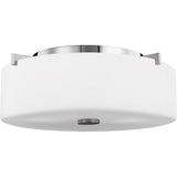 Sunset Drive Flushmount — Small, Chrome