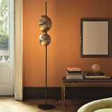 Superluna Floor Lamp, Finish: Anodic Brass