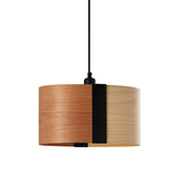 Sushi Suspension By LZF, Finish: Matte Black, Color: Natural Beech