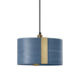 Sushi Suspension By LZF, Finish: Gold Metal, Color: Blue