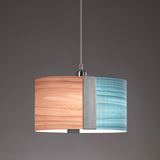 Sushi Suspension By LZF, Finish: Matte Nickel, Color: Pale Rose Sea Blue