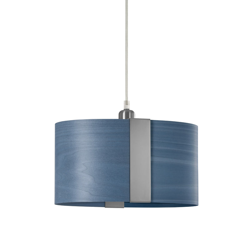 Sushi Suspension By LZF, Finish: Matte Nickel, Color: Blue