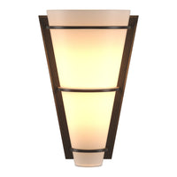 Suspended Half Cone Wall Sconce in Bronze by Hubbardton Forge