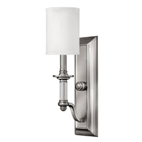 Sussex Medium Single Light Sconce - Brushed Nickel - by Hinkley