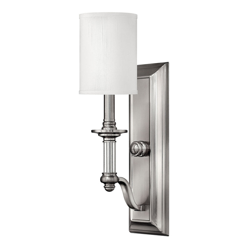 Sussex Medium Single Light Sconce - Brushed Nickel - by Hinkley