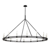 Sutton Chandelier - 16-Light - Texture Black by Troy Lighting