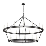 Sutton Chandelier - 28-Light - Texture Black by Troy Lighting