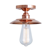 Suva Flush Ceiling Fitting - Copper