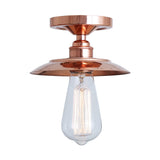 Suva Flush Ceiling Fitting - Copper